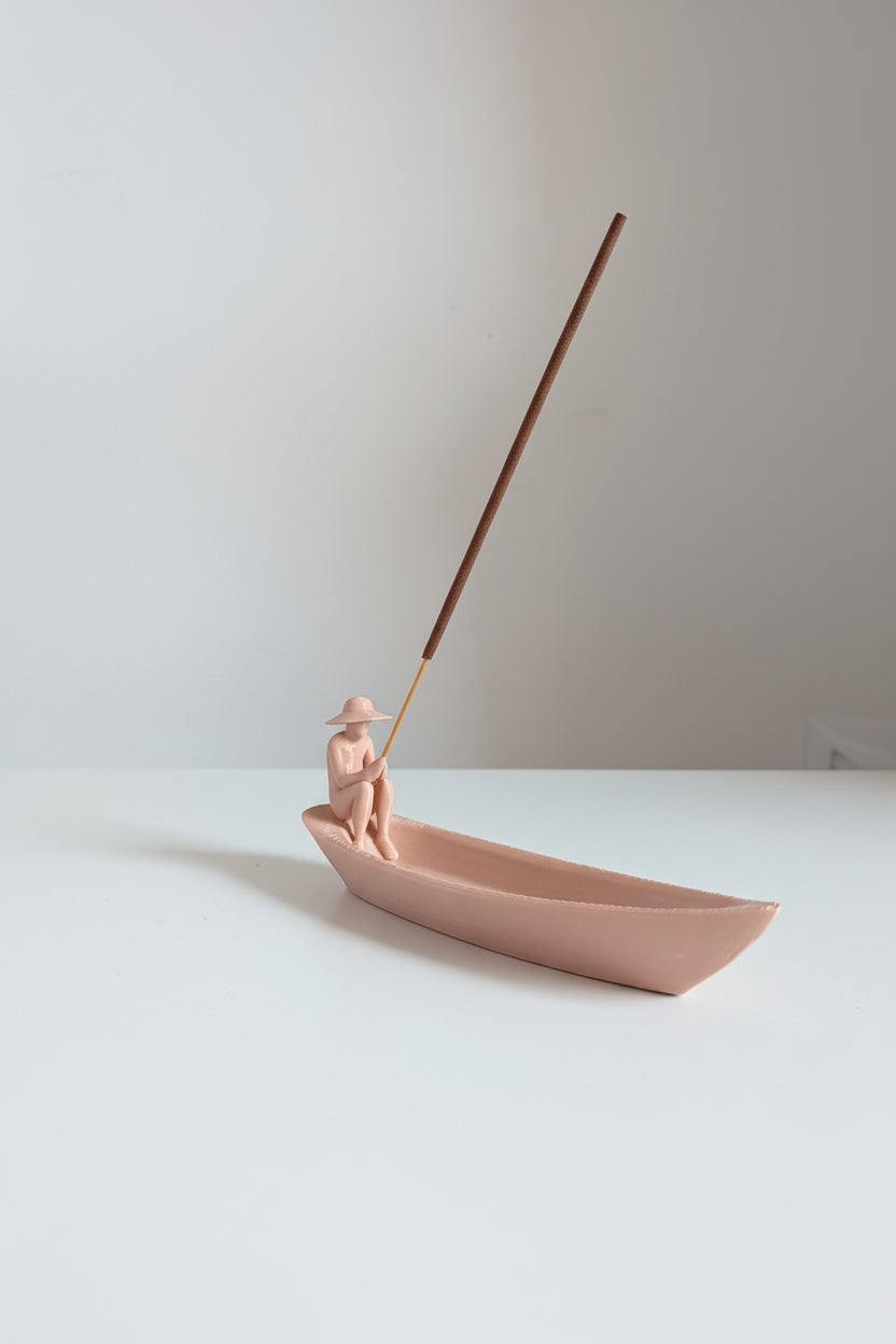 Porta Incenso Barca Zen – Decorazione Artigianale Made in Italy