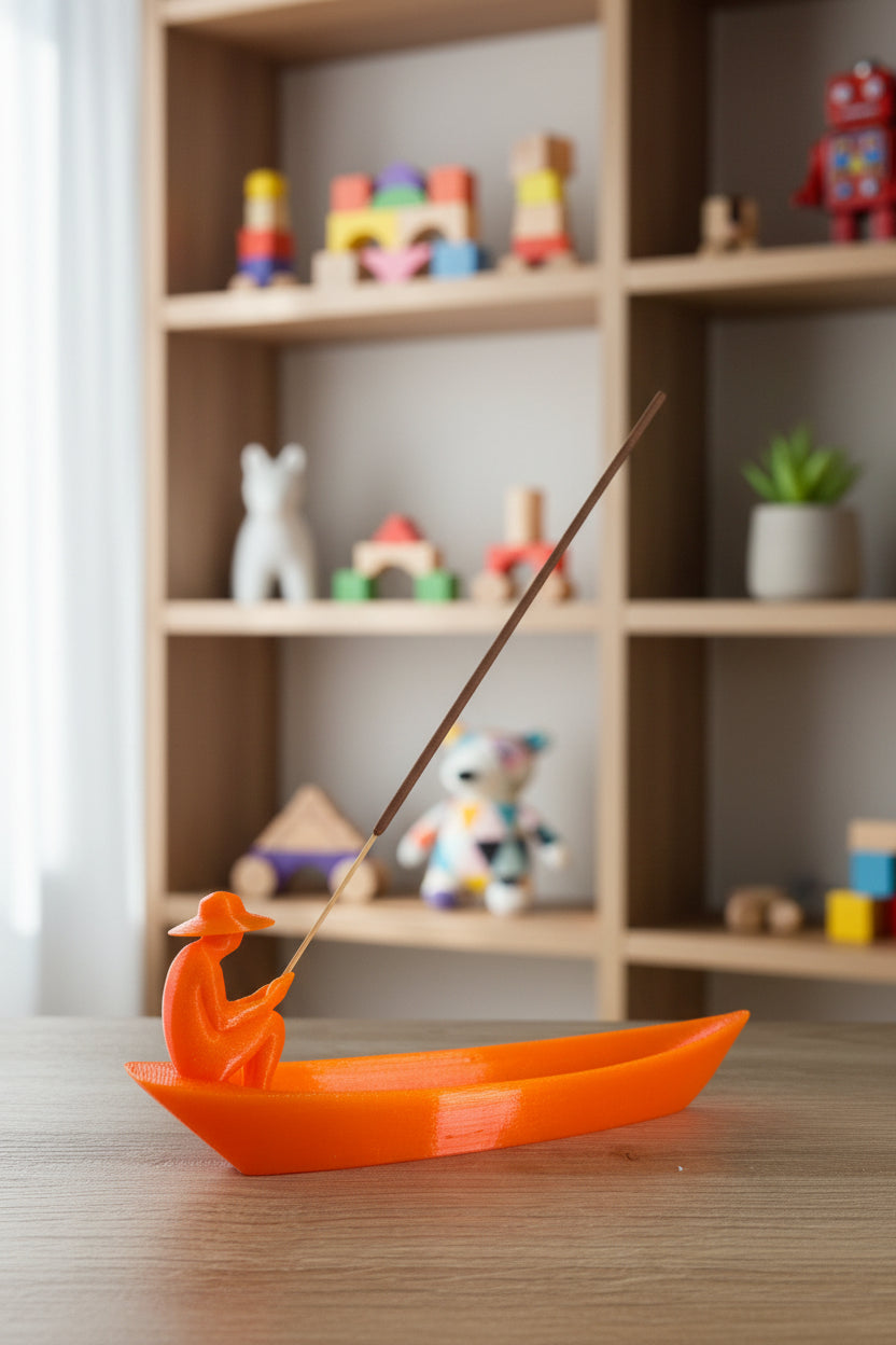 Porta Incenso Barca Zen – Decorazione Artigianale Made in Italy