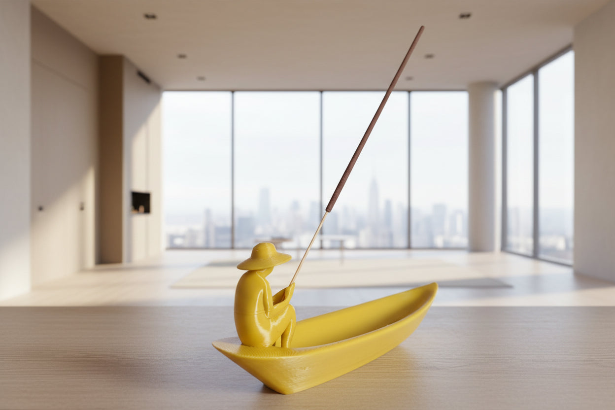 Porta Incenso Barca Zen – Decorazione Artigianale Made in Italy