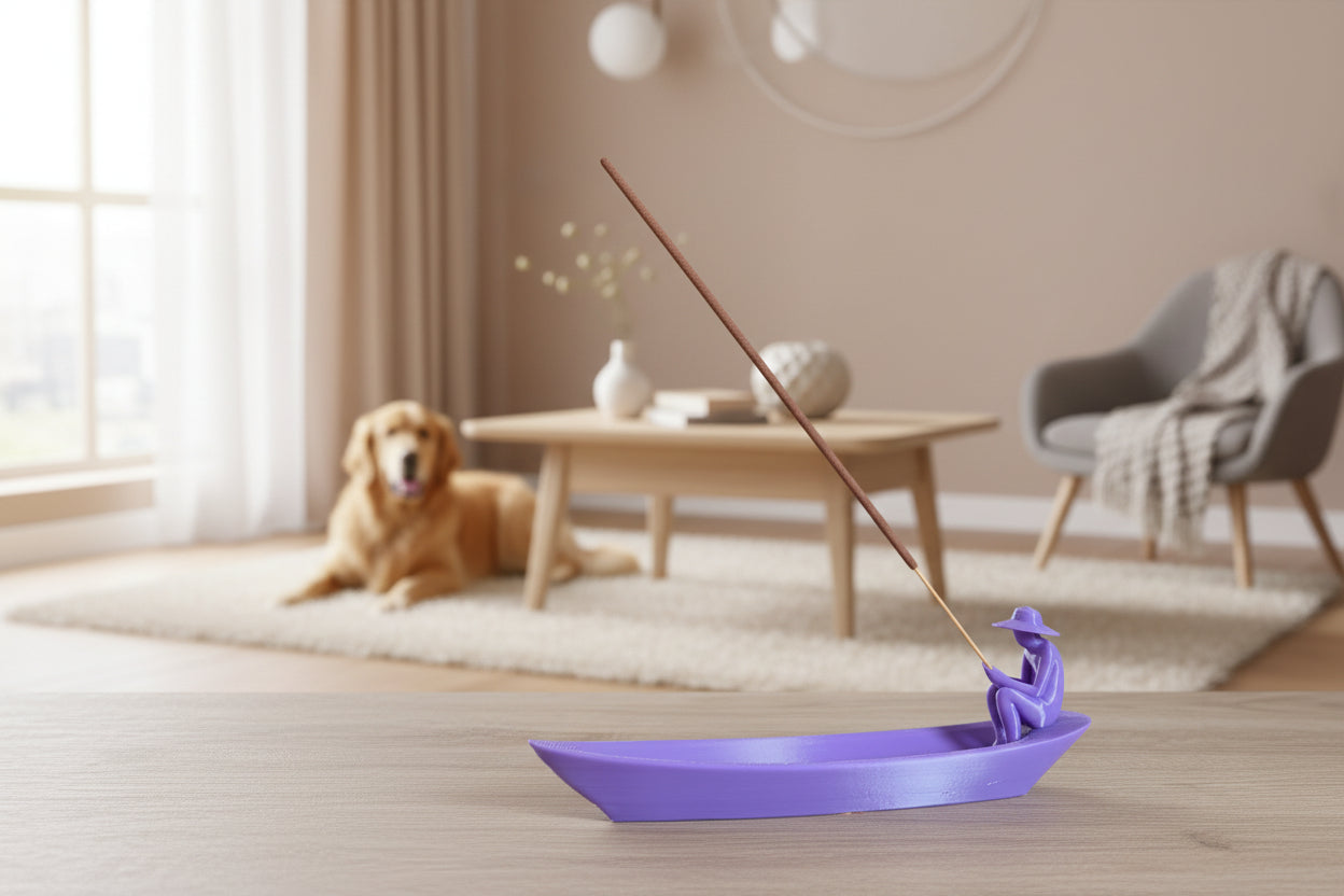 Porta Incenso Barca Zen – Decorazione Artigianale Made in Italy