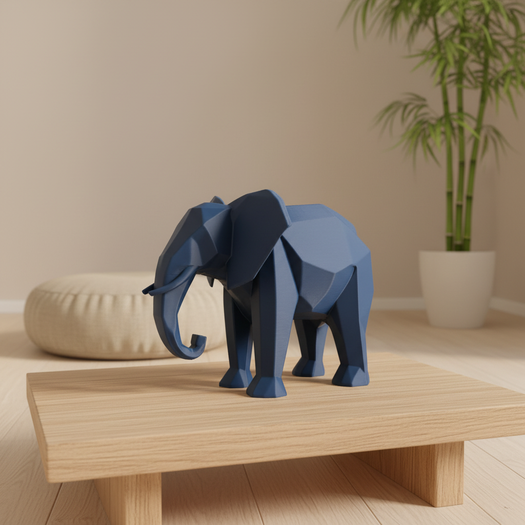 Elefante Blu Navy – Angolo Zen