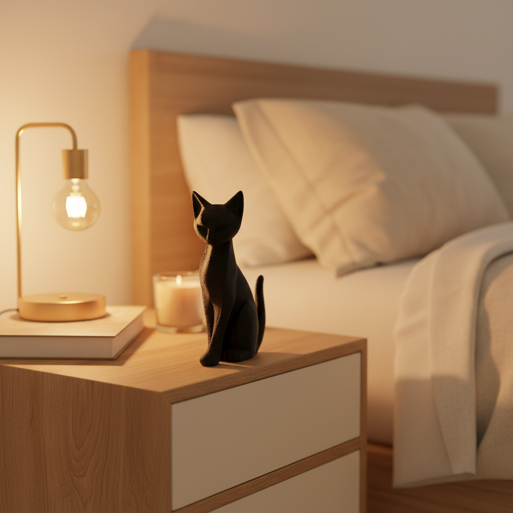 Gatto – Comodino Camera da Letto