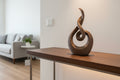 Scultura astratta moderna – decorazione artistica effetto pietra