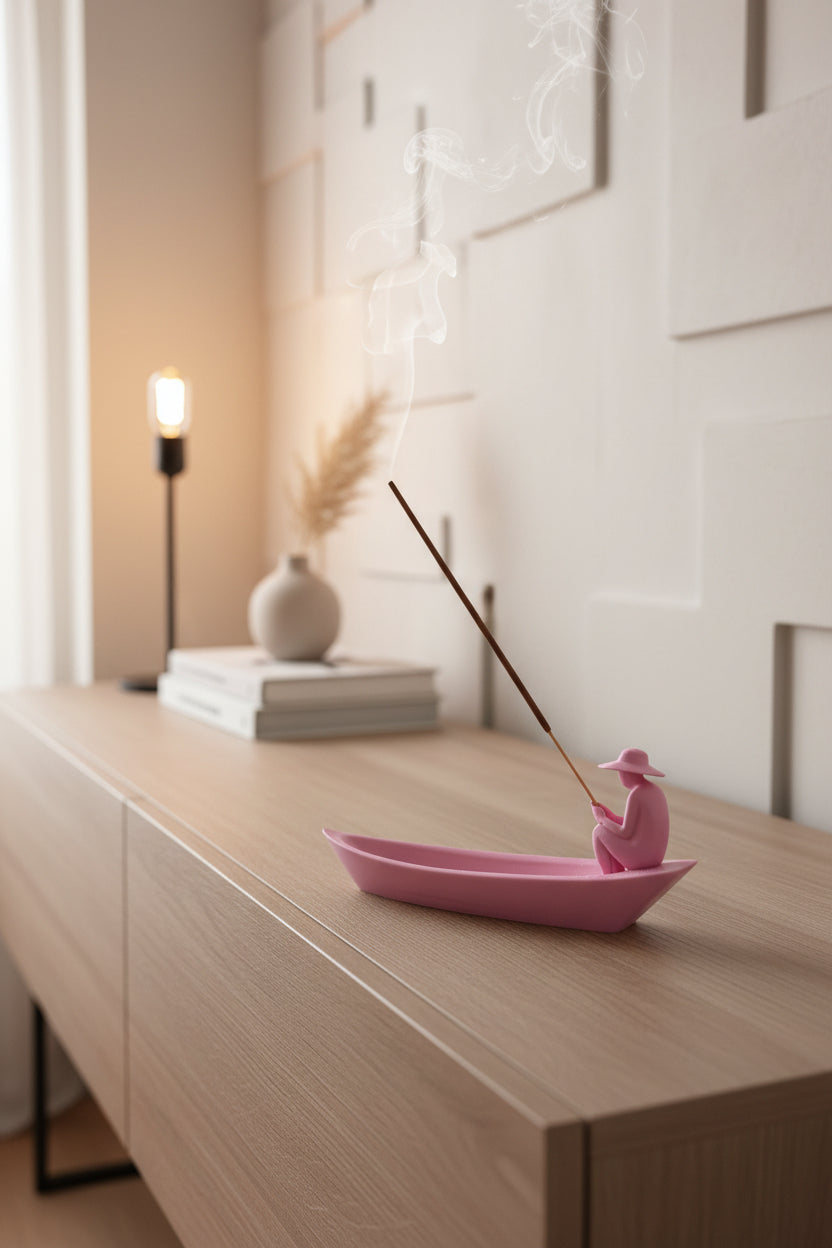 Porta Incenso Barca Zen – Decorazione Artigianale Made in Italy