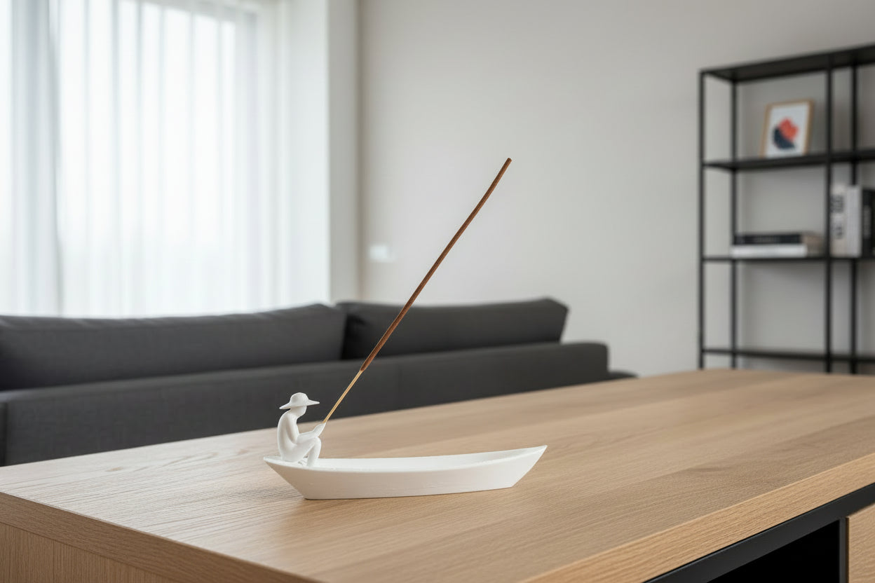Porta Incenso Barca Zen – Decorazione Artigianale Made in Italy