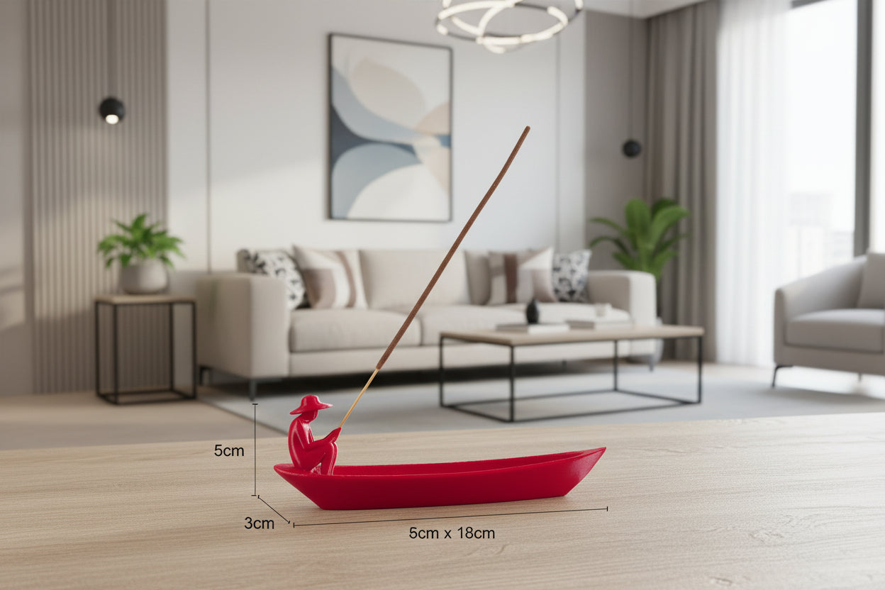 Porta Incenso Barca Zen – Decorazione Artigianale Made in Italy