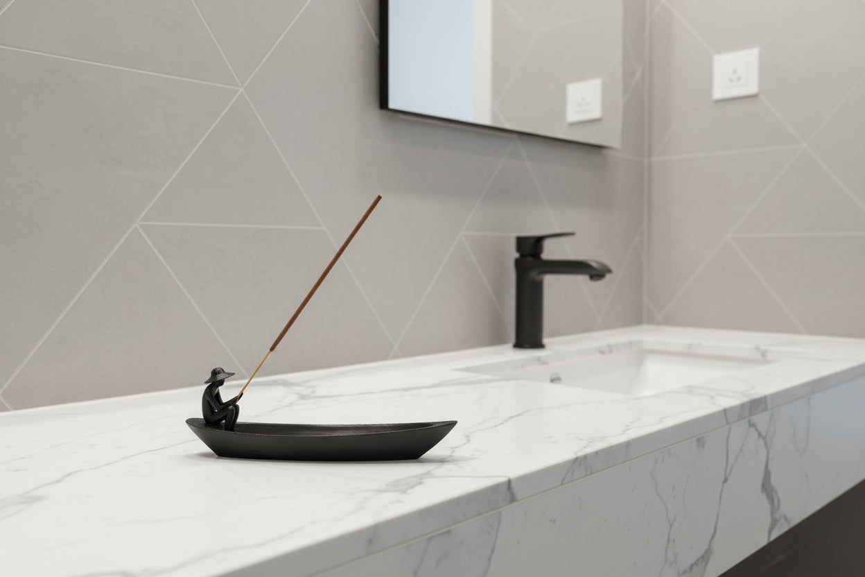 Porta Incenso Barca Zen – Decorazione Artigianale Made in Italy